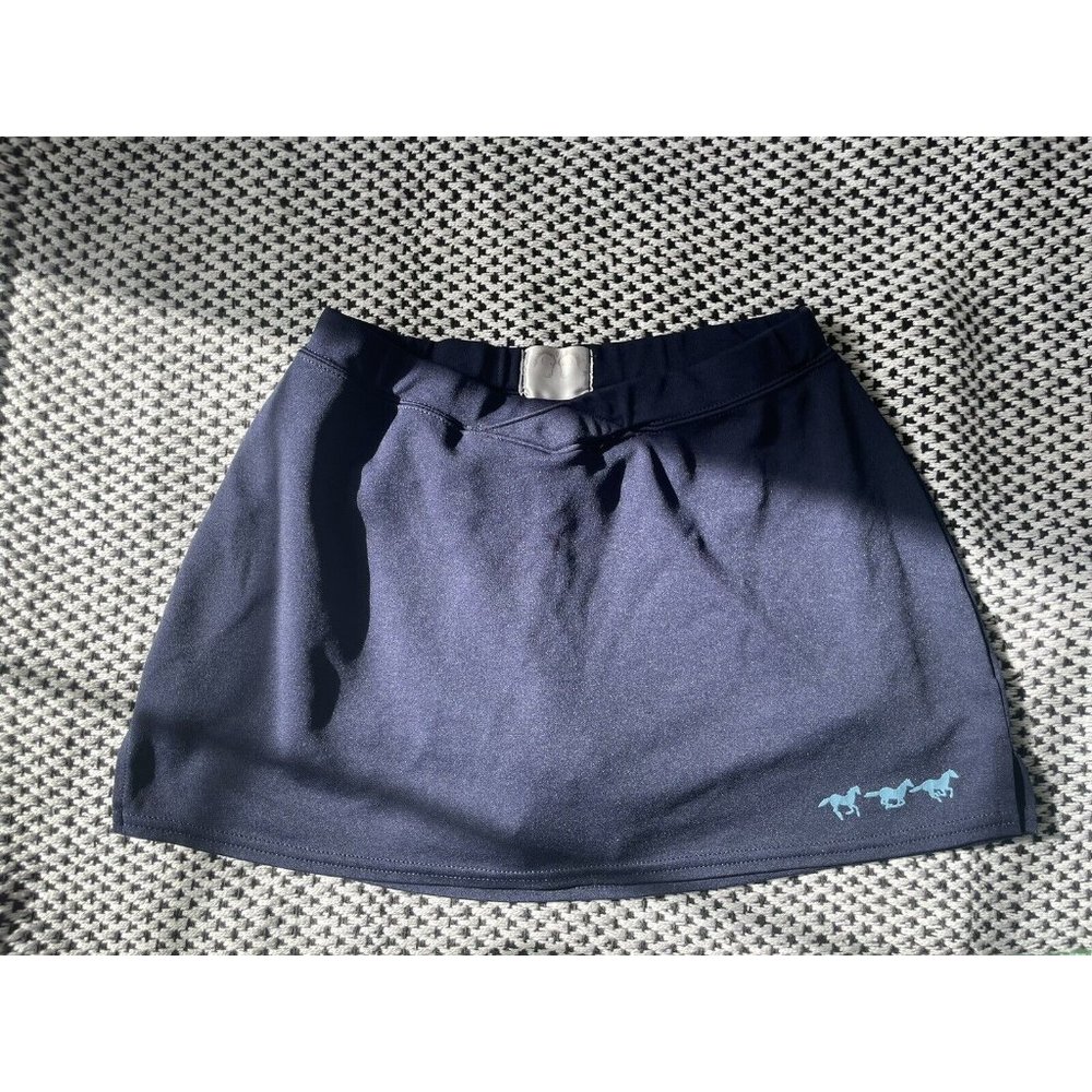 Navy tennis babydoll Skirt Horse Mustang pattern size Women’s medium